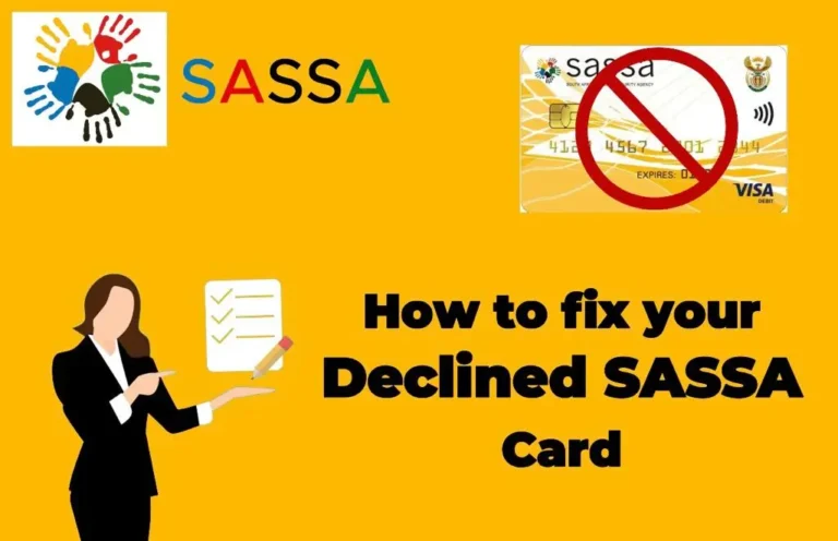 SASSA Card declined