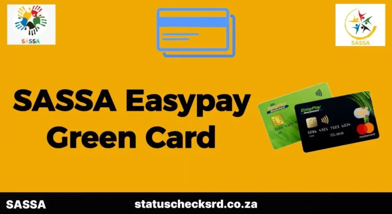 SASSA easypay green card