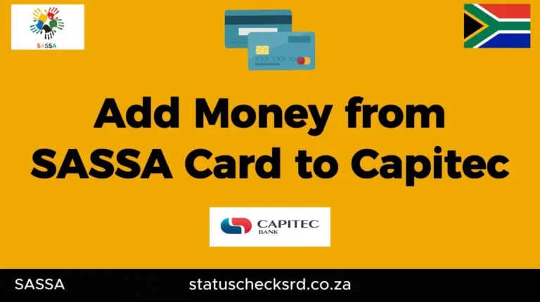 send SASSA card to Capitec