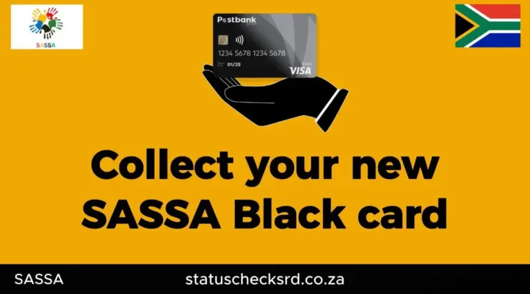 Collect your new SASSA Black card